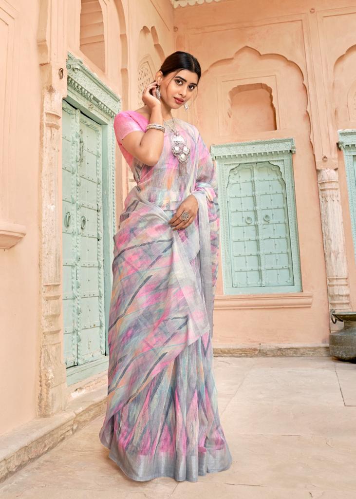 Lt Sanpurna Ethnic Wear Wholesale Designer Printed Saree Catalog
